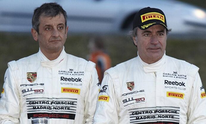 Luis Moya y Carlos Sainz | EFE