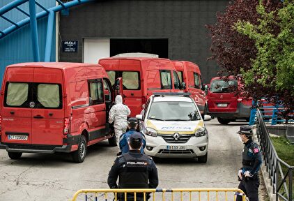 Tanatorio provisional del Palacio de Hielo | Cordon Press