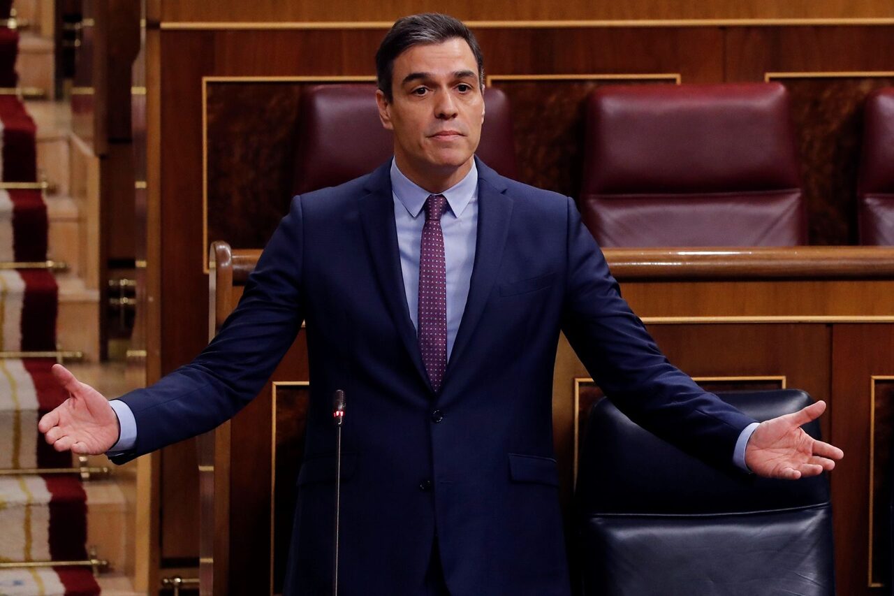 Pedro Sánchez este miércoles. | EFE