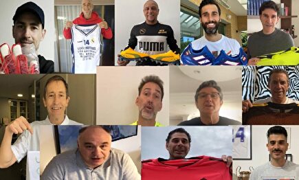 Algunas de las leyendas madridista que colaboran en esta iniciativa. | Lagalerna.com