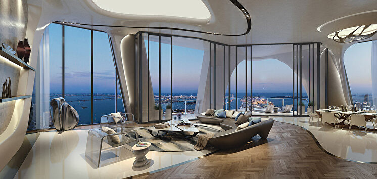 Así es por dentro el nuevo ático de los Beckham en Miami