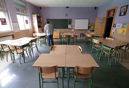 Un aula vacía en un colegio. | EFE