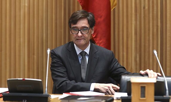 Salvador Illa comparece en la comisión de Sanidad del Congreso | EFE