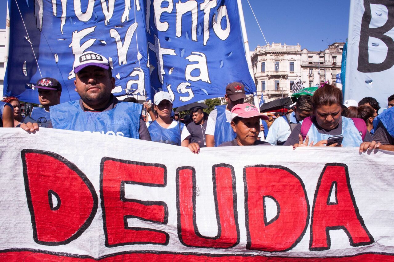 Una manifestación en Buenos Aires contra el FMI