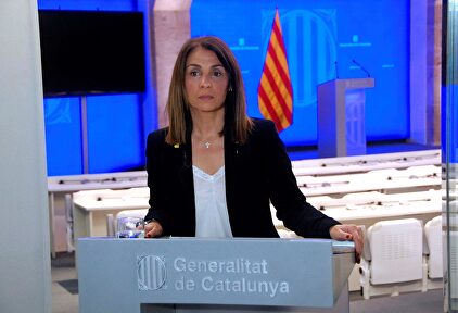 La consejera de Presidencia y portavoz del Gobierno de Cataluña, Meritxell Budó. | EFE