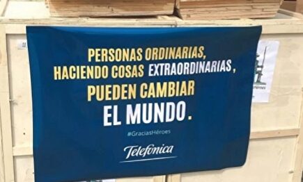 Equipamiento sanitario adquirido por Telefónica en China. | Europa Press