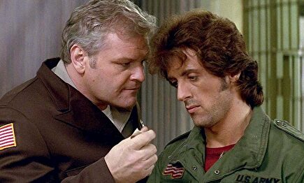 Sylvester Stallone y Brian Dennehy en 'Rambo' | ORION PICTURES