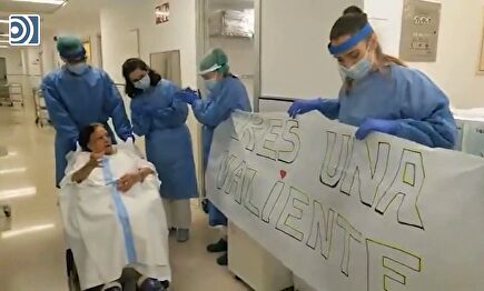 Nuevo éxito contra el coronavirus: una mujer de 88 años lo supera y recibe el alta