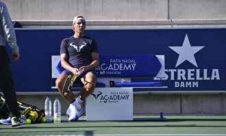 Rafa Nadal, en la academia que lleva su nombre en Manacor (Mallorca). | Cordon Press