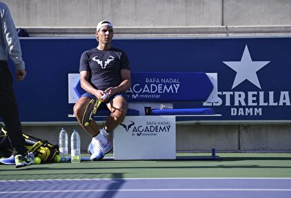Rafa Nadal, en la academia que lleva su nombre en Manacor (Mallorca). | Cordon Press