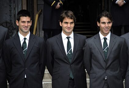 Novak Djokovic, Roger Federer y Rafa Nadal. | Cordon Press/Archivo