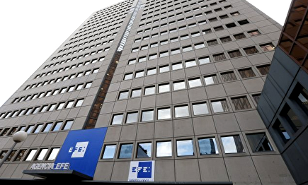 Fachada de la sede de la Agencia EFE. | EFE
