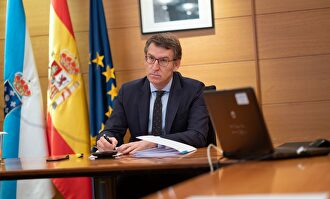 Alberto Núñez Feijóo ha avanzado que el Gobierno gallego abrirá un proceso sancionador contra el Fuenlabrada y LaLiga | Xunta de Galicia