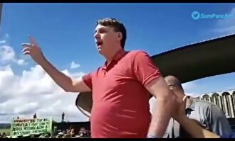 Bolsonaro participa en una marcha en Brasilia