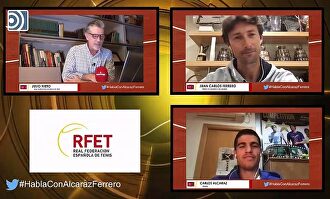 Ferrero: "El tenis español ha sabido adaptarse a la pista rápida, ganando incluso la Davis en esa superficie"