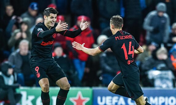 Morata en Anfield. | Cordon Press