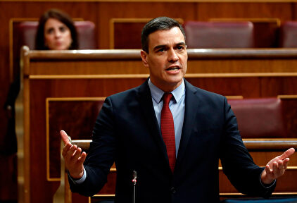 El presidente del Gobierno, Pedro Sánchez, en el Congreso de los Diputados | EFE