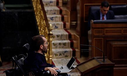 Pablo Echenique, durante su intervención | EFE