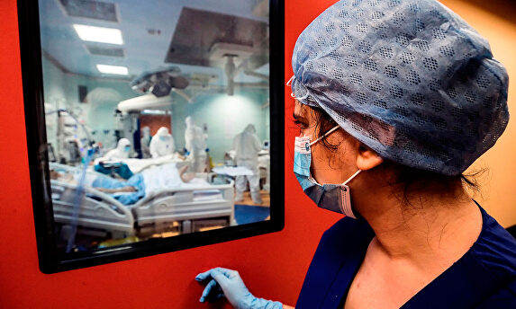 Un hospital durante la epidemia del coronavirus. | EFE