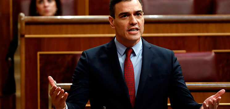 Pedro Sánchez en el Congreso de los Diputados. | EFE