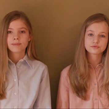 Leonor y Sofía dan las gracias a todos los que luchan contra el coronavirus