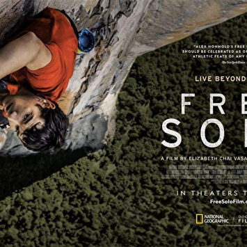 Cartel publicitario de Free Solo. | Cartel