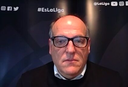 Tebas comienza a no ver nada claro que se pueda terminar la presente temporada | Imagen TV