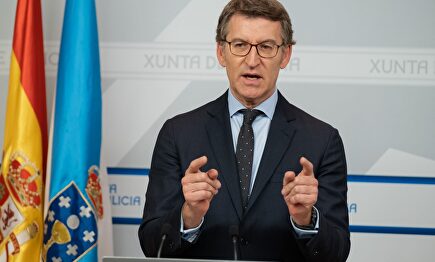 Feijóo en la rueda de prensa posterior al Consello de la Xunta del 24 de abril | Xunta de Galicia