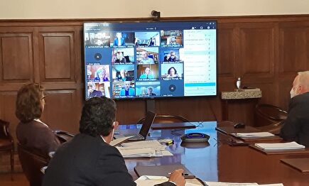 Reunión telemática del Consejo de Administración del Puerto celebrada el 24 de abril de 2020. | Autoridad Portuaria de Vigo