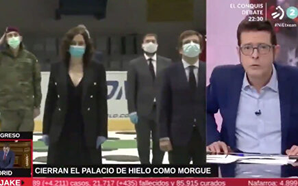 El repugnante comentario de Xabier Lapitz en la televisión vasca  sobre el homenaje a los fallecidos en la morgue de Madrid 