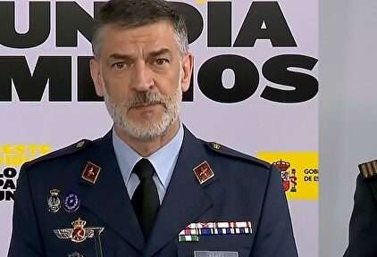 El general Santiago, el general Pérez y el comisario González. | Imagen TV