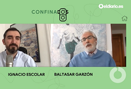 Conexión entre Ignacio Escolar y Baltasar Garzón. | Imagen TV