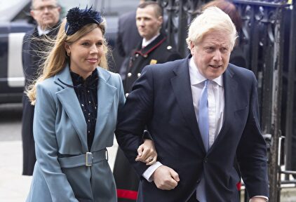 Boris Johnson y su prometida | Cordon Press