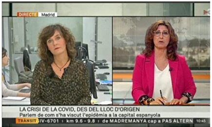 El deleznable rótulo de TV3 sobre el origen del coronavirus. | Imagen TV
