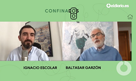 Conexión entre Ignacio Escolar y Baltasar Garzón. | Imagen TV
