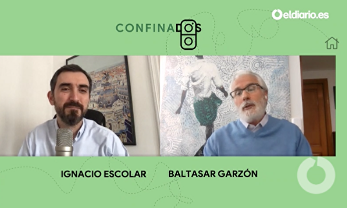 Conexión entre Ignacio Escolar y Baltasar Garzón. | Imagen TV