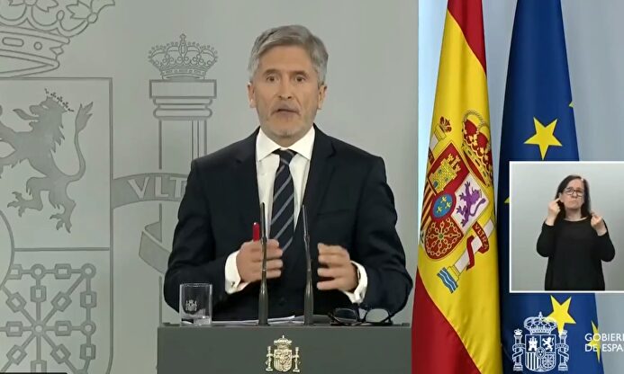 Fernando Grande Marlaska, ministro del Interior. | Imagen TV