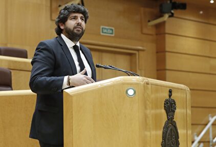 Fernando López Miras, presidente de la región de Murcia, en una fotografía de archivo | EFE
