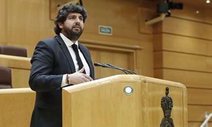 Fernando López Miras, presidente de la región de Murcia, en una fotografía de archivo | EFE