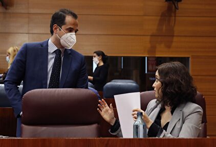 Ignacio Aguado e Isabel Díaz Ayuso | EFE