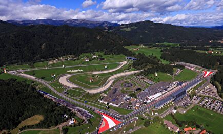 Vista aérea del circuito de Spielberg, en Austria. | Cordon Press
