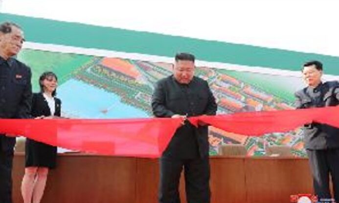 Captura de pantalla hecha pública por la agencia del régimen KCNA. | Imagen TV