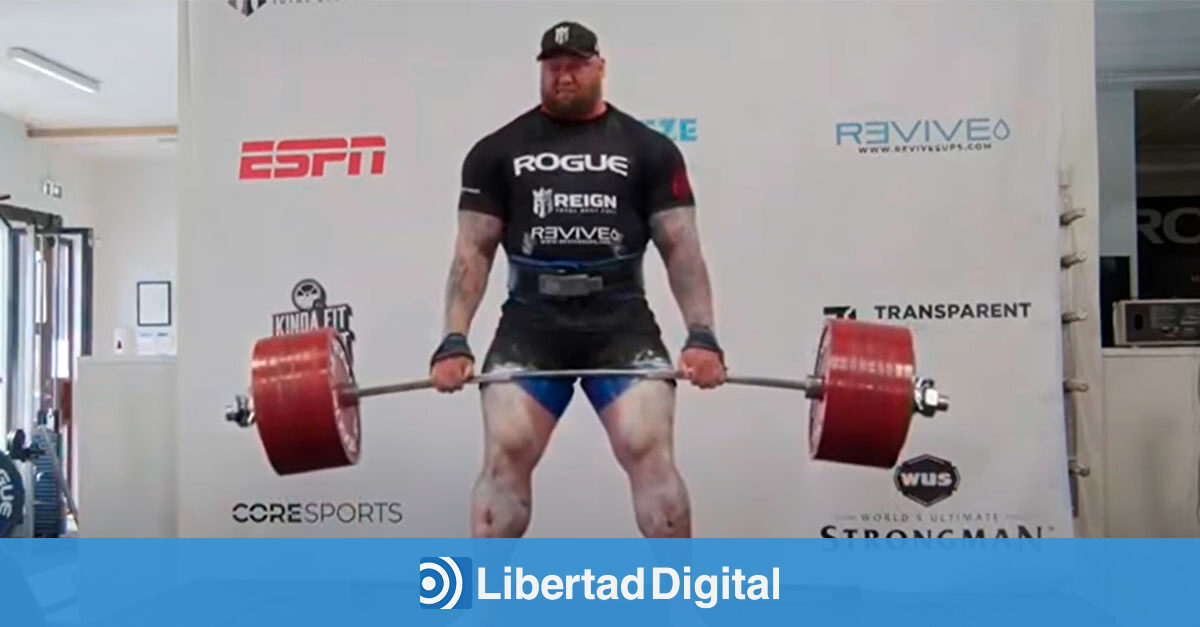 Hafpor Bjornsson, 'La Montaña' en 'Juego de Tronos, levanta 501 kilos en peso muerto Libertad Hafpor Bjornsson, 'La Montaña' en 'Juego de Tronos, levanta 501 kilos en peso muerto Libertad