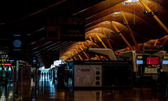 El aeropuerto de Barajas, prácticamente desierto | Cordon Press