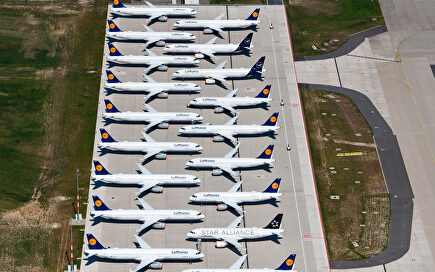 Terminales vacías y aeropuertos llenos con miles de aviones ¿dónde están aparcados?