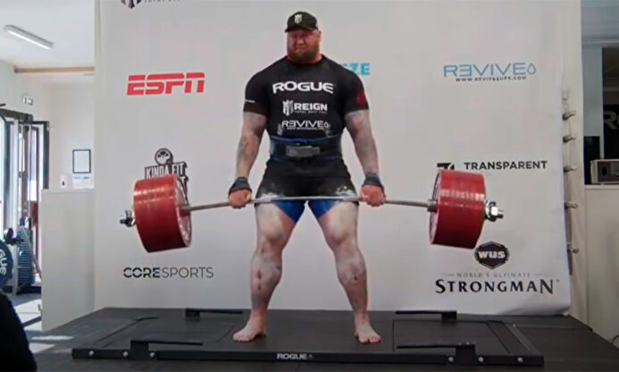 La última animalada de 'La Montaña' de 'Juego de Tronos': récord del mundo al levantar 501 kilos