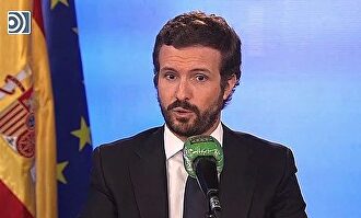 Casado afirma que el PP "no puede apoyar" la nueva prórroga del estado de alarma de Sánchez