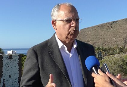 El presidente de La Gomera, Casimiro Curbelo. | Europa Press - Cabildo de La Gomera
