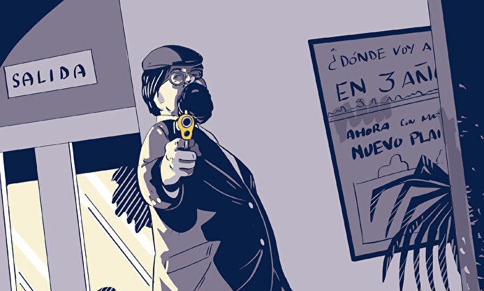 Una de las ilustraciones de Cristóbal Fortúnez para 'El solitario' | Random Comic