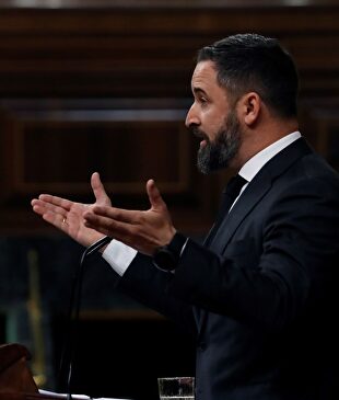 Santiago Abascal, en el debate de la prórroga del estado de alarma | EFE